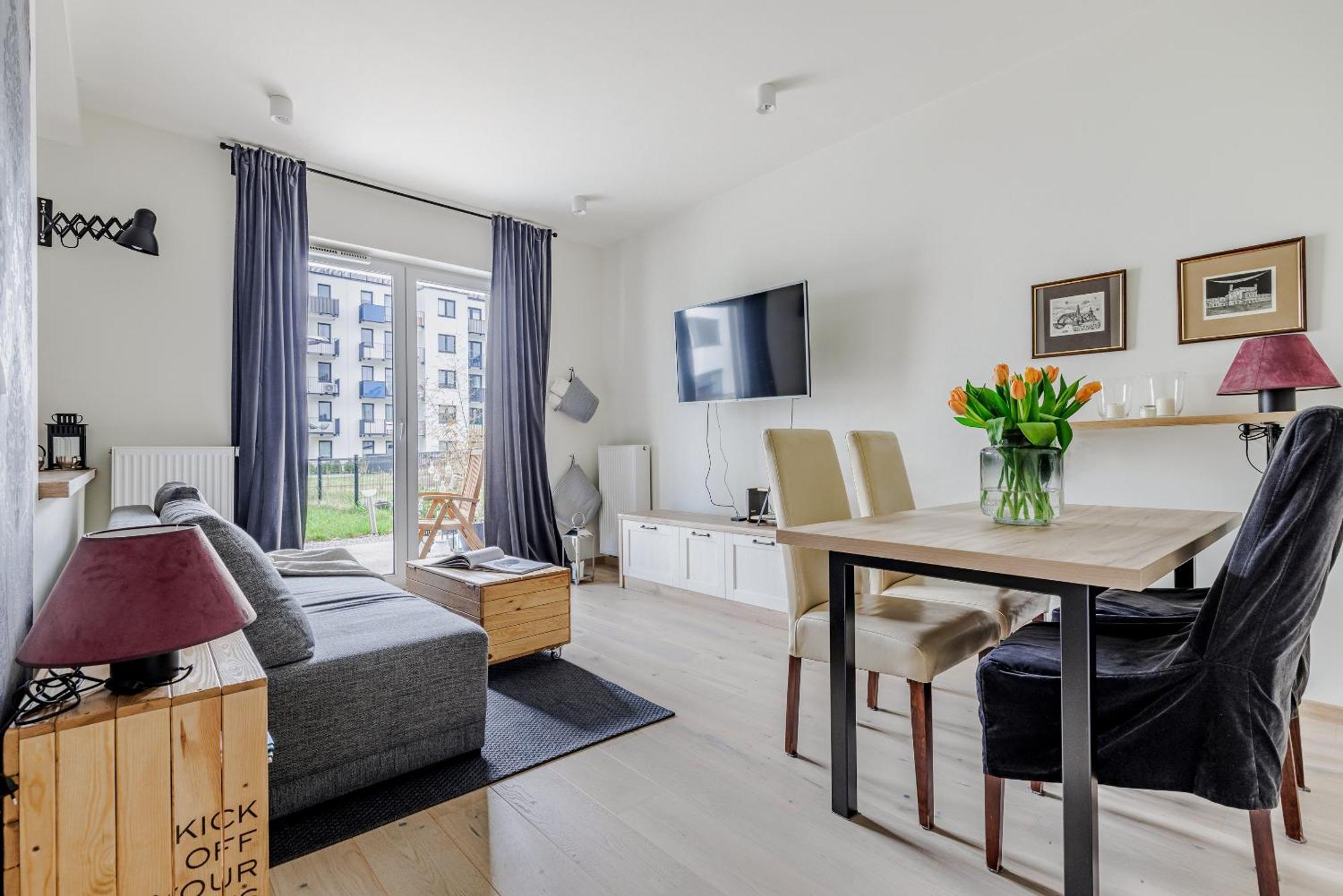 Relax&Comfort New Waw 50 Sqm With Terrace, Garden, Free Parking And Ac Varşova Dış mekan fotoğraf